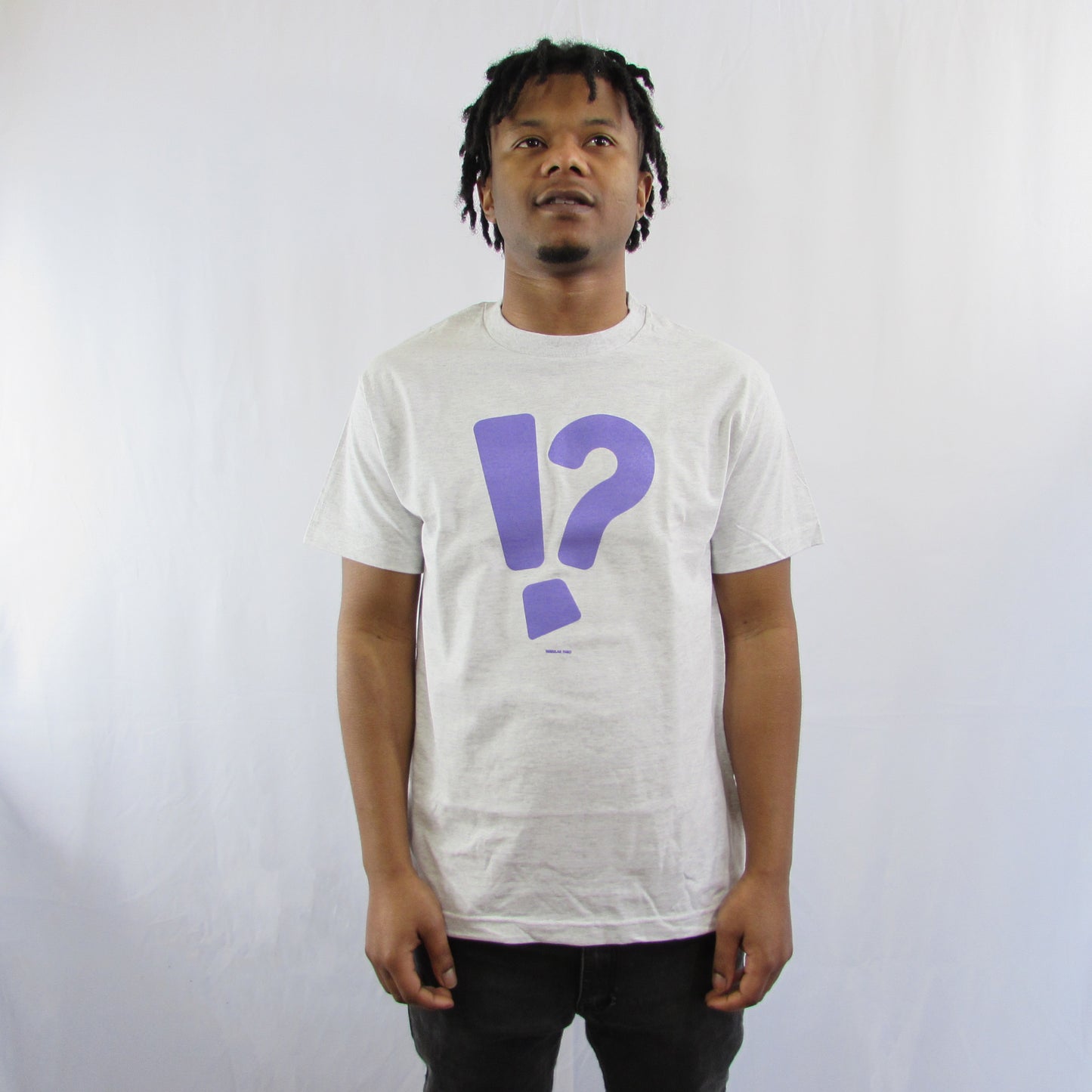 EXCLAMATION QUESTION LOGO SHIRT