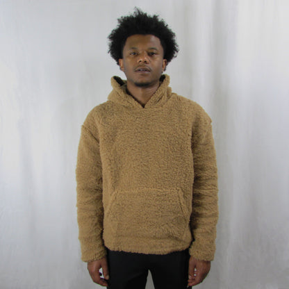 CROPPED SHERPA HOODIE