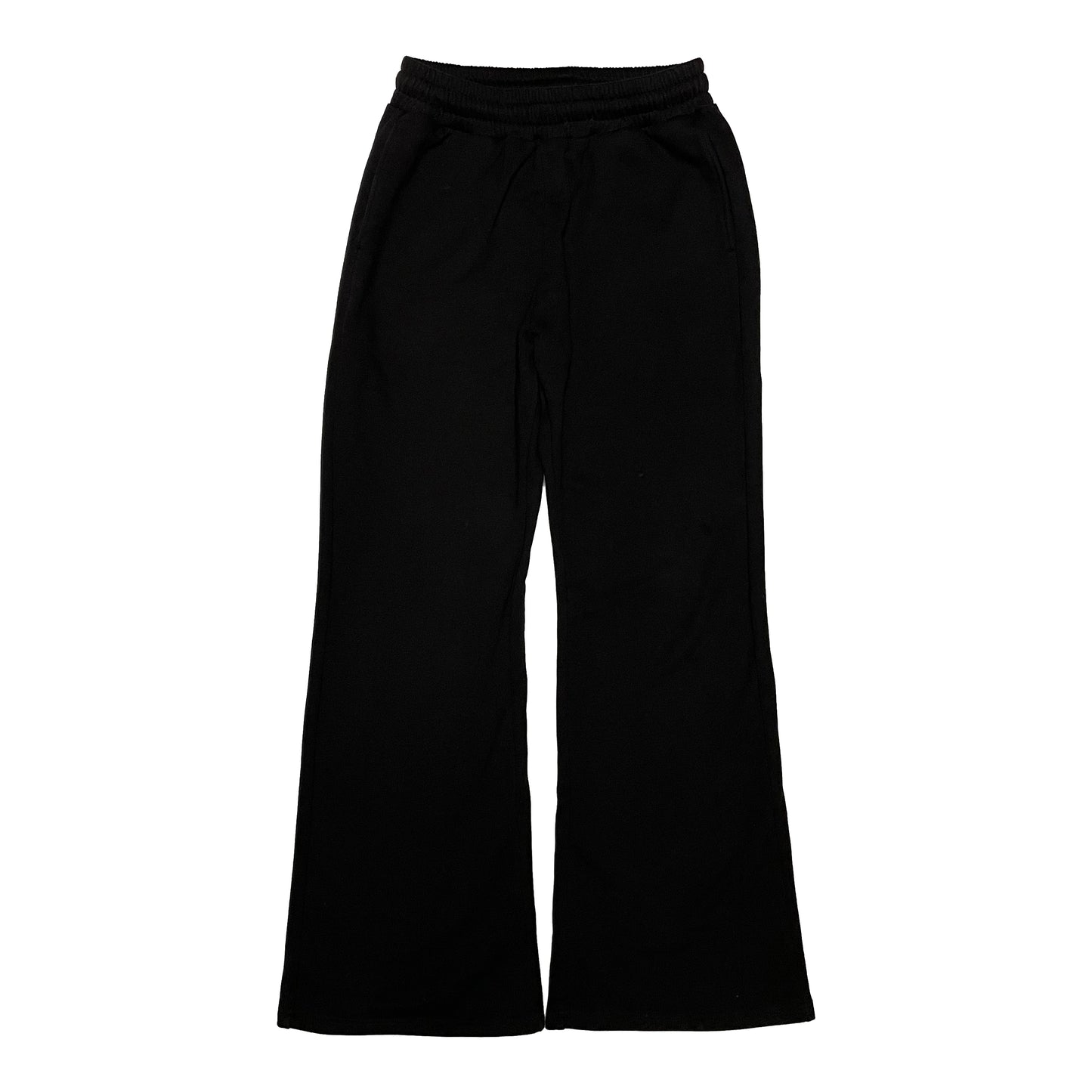 BLACK FLARED SWEATS